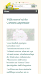 Mobile Screenshot of gaertnerei-angermaier.de